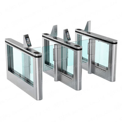 Swing Access Control Turnstile Gate 600mm Channel Width With Brushless Motor