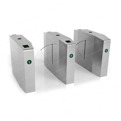 Access Control Flap Barrier Turnstile Bi Direction 30 Person/Minute Dry Contact Signal