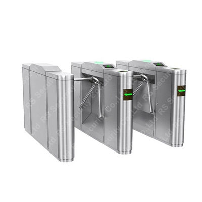 Visitor Counter Tripod Turnstile Gates Anti Climbing Waist Height With Alarm Function