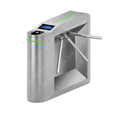 Motorized Revolving Tripod Barrier Gate Tickets Verification With USB Interface