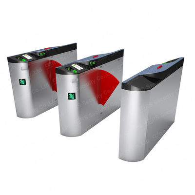 Walkway Facial Recognition Flap Barrier Turnstile Electric Full-automatic Subway Gate Manufacturer