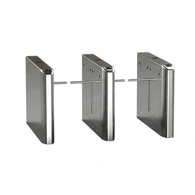 Stainless Steel Security Doors Access Control Card Face Recognition 3 Arms Tripod Turnstile