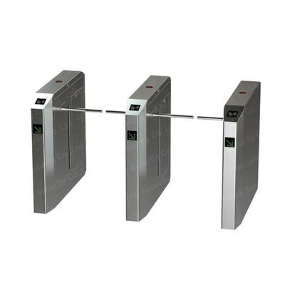 ESD Optical Turnstiles Motor Access Control System Drop Arm Barrier Gate