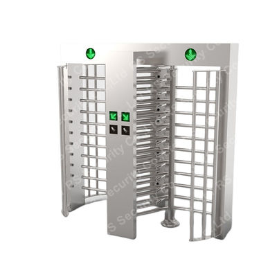 Automated 180 Degree Full High Turnstile Hotel Single Motor Pole Revolve Barriers Gate Management