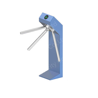 Rfid Barcode Tripod Turnstile Gate With 304 Stainless Steel Material