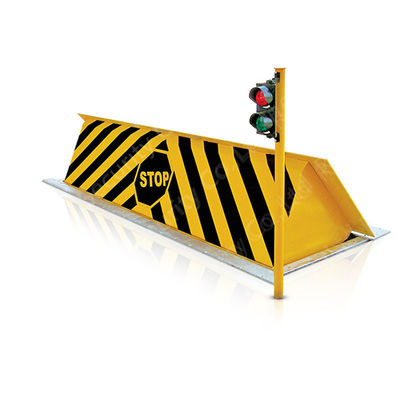 Safety Traffic Hydraulic Road Blocker With Color Customized