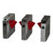 Access Control Flap Turnstile Gate 600mm Width For Subway Station